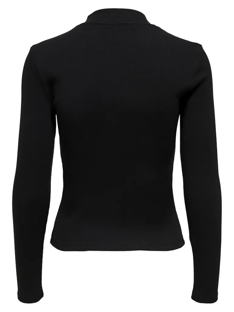 ONLNESSA L/S HALF ZIP TOP JRS black