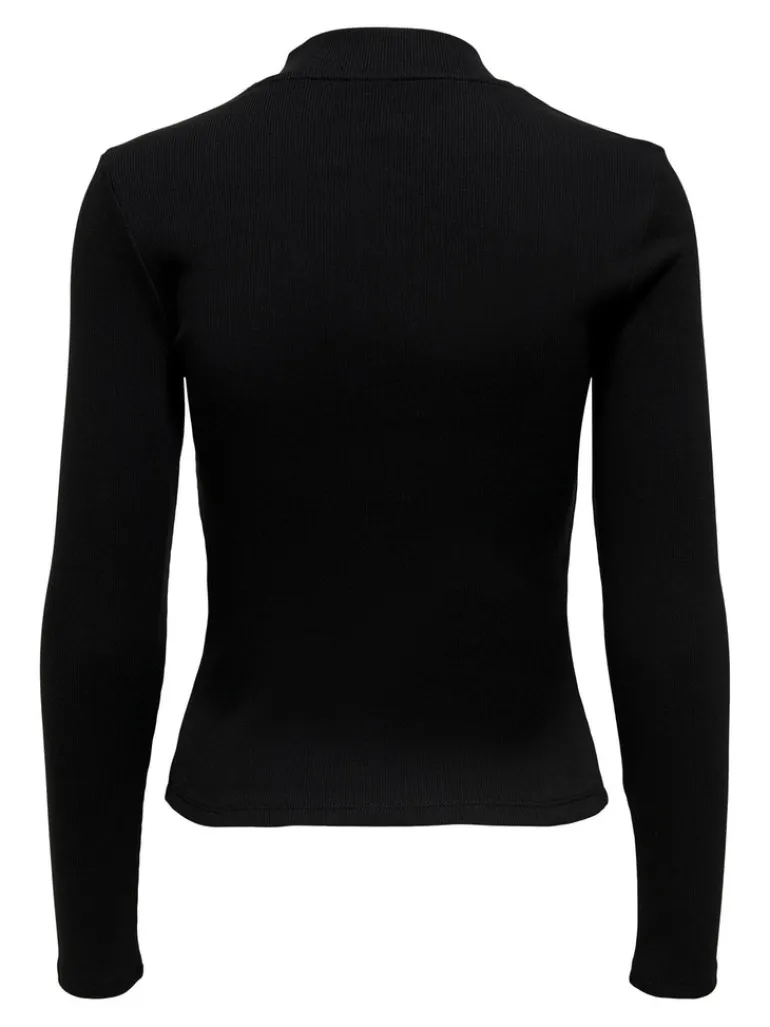 ONLNESSA L/S HALF ZIP TOP JRS black
