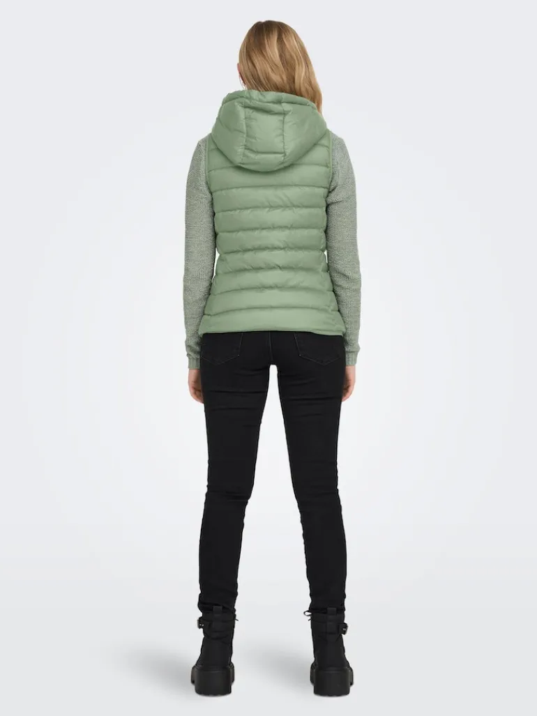 ONLNEWTAHOE HOOD WAISTCOAT OTW NOOS reseda