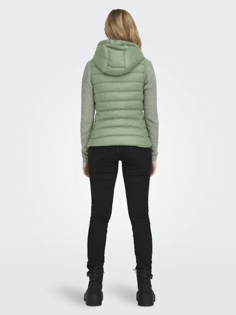ONLNEWTAHOE HOOD WAISTCOAT OTW NOOS reseda
