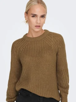 ONLNICOYA L/S BALLOON PULLOVER KNT NOOS toasted coconut