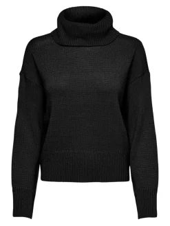 ONLNICOYA L/S COWLNECK PULLOVER KNT black
