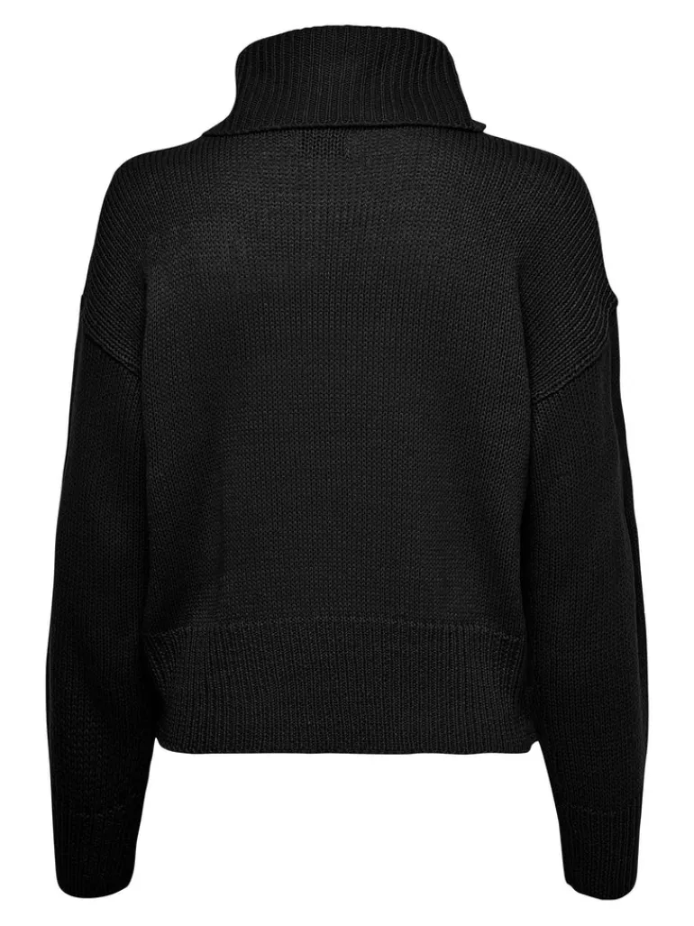 ONLNICOYA L/S COWLNECK PULLOVER KNT black