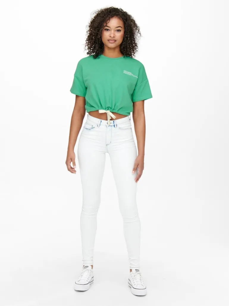ONLNISSI S/S O-NECK SWT marine green