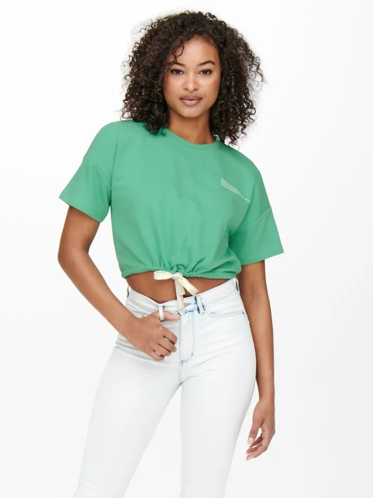 ONLNISSI S/S O-NECK SWT marine green