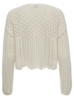 ONLNOLA 7/8 LIFE OPEN CARDIGAN KNT NOOS cloud dancer
