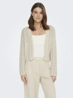 ONLNOLA 7/8 LIFE OPEN CARDIGAN KNT NOOS cloud dancer