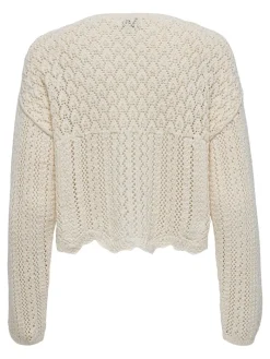 ONLNOLA 7/8 LIFE OPEN CARDIGAN KNT NOOS cloud dancer