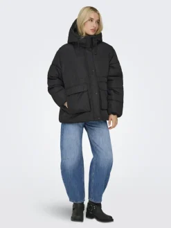 ONLNORA SHORT PUFFER CC OTW black