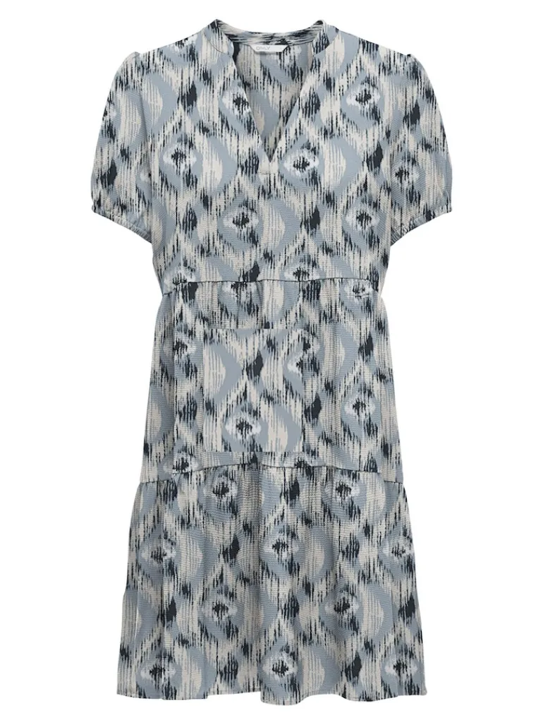 ONLNOVA LIFE VIS S/S THEA DRESS WVN faded denim-414 isla