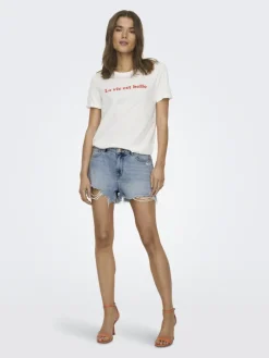 ONLPACY HW DNM SHORTS NOOS light blue denim