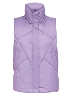 ONLPALMA PUFFER WAISTCOAT CC OTW viola