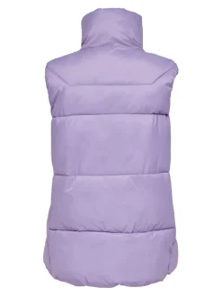 ONLPALMA PUFFER WAISTCOAT CC OTW viola
