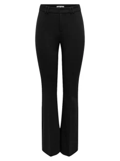 ONLPEACH MW FLARED PANT TLR NOOS black