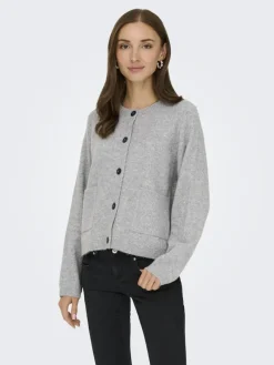 ONLPIEMONTE L/S CARDIGAN KNT NOOS light grey melange