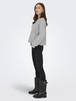 ONLPIEMONTE L/S CARDIGAN KNT NOOS light grey melange