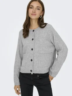 ONLPIEMONTE L/S CARDIGAN KNT NOOS light grey melange