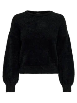ONLPIUMO L/S PULLOVER KNT NOOS black1