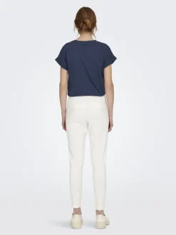 ONLPOPTRASH EASY COL PANT PNT NOOS cloud dancer