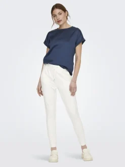 ONLPOPTRASH EASY COL PANT PNT NOOS cloud dancer