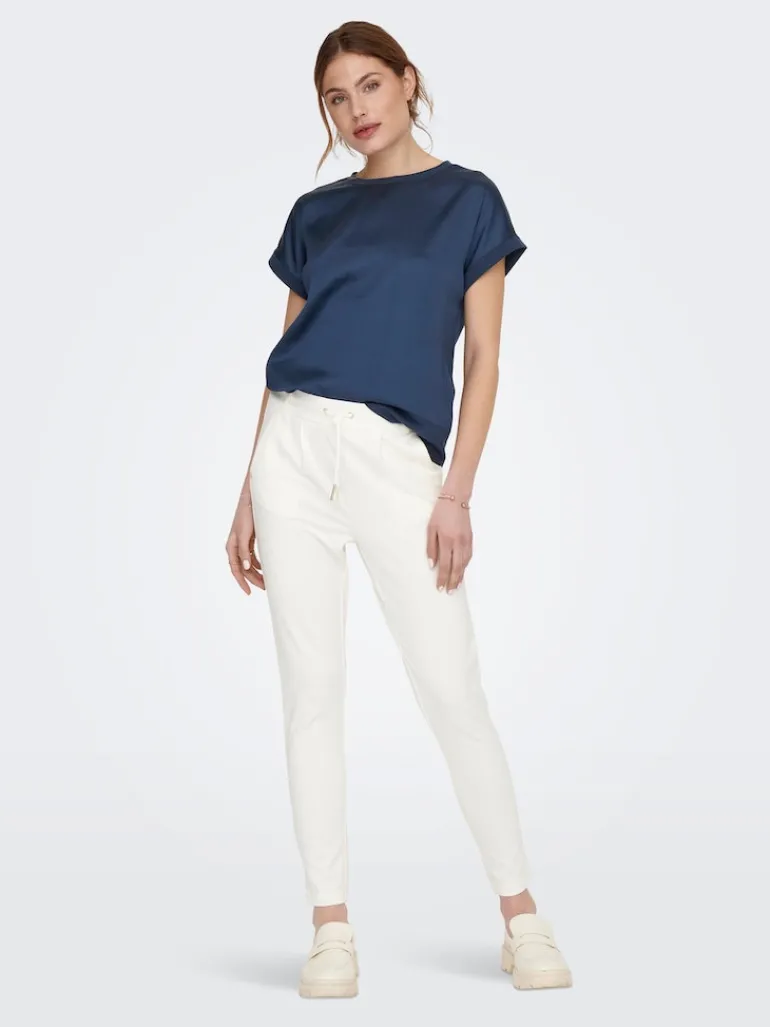 ONLPOPTRASH EASY COL PANT PNT NOOS cloud dancer