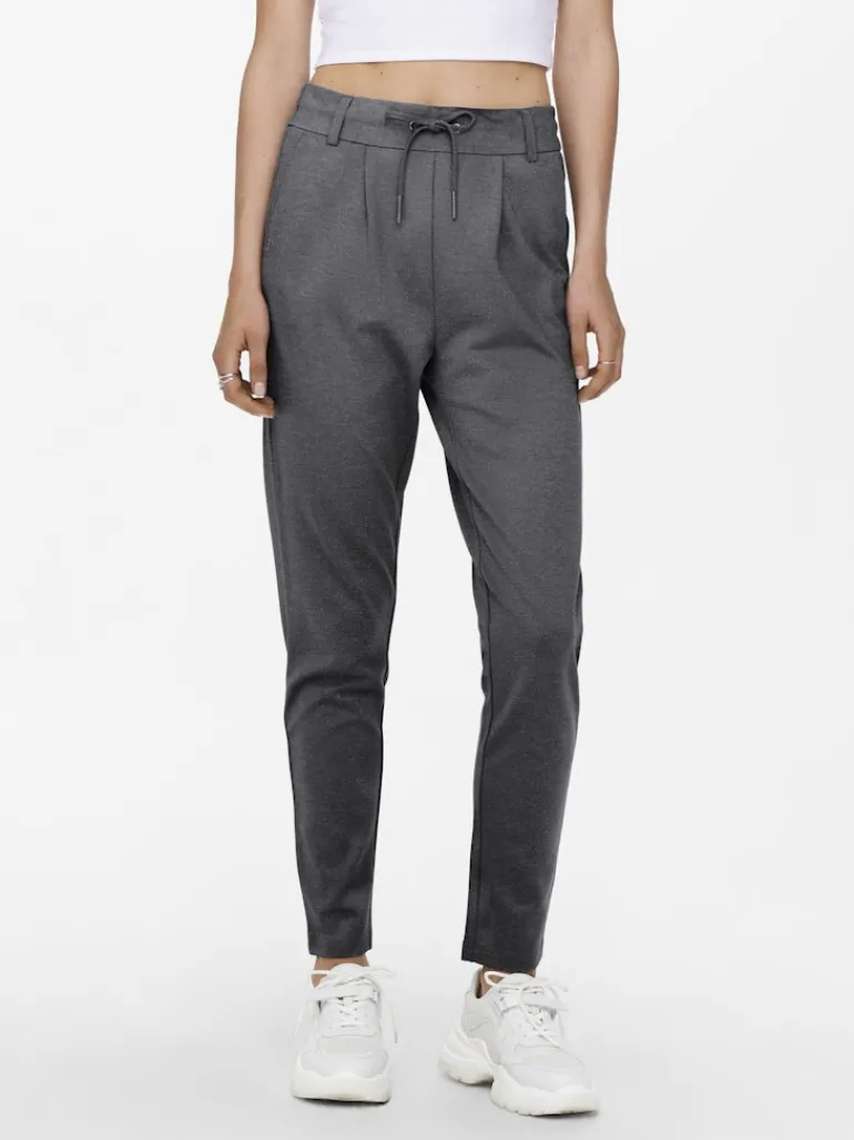 ONLPOPTRASH EASY COL PANT PNT NOOS dark grey melange