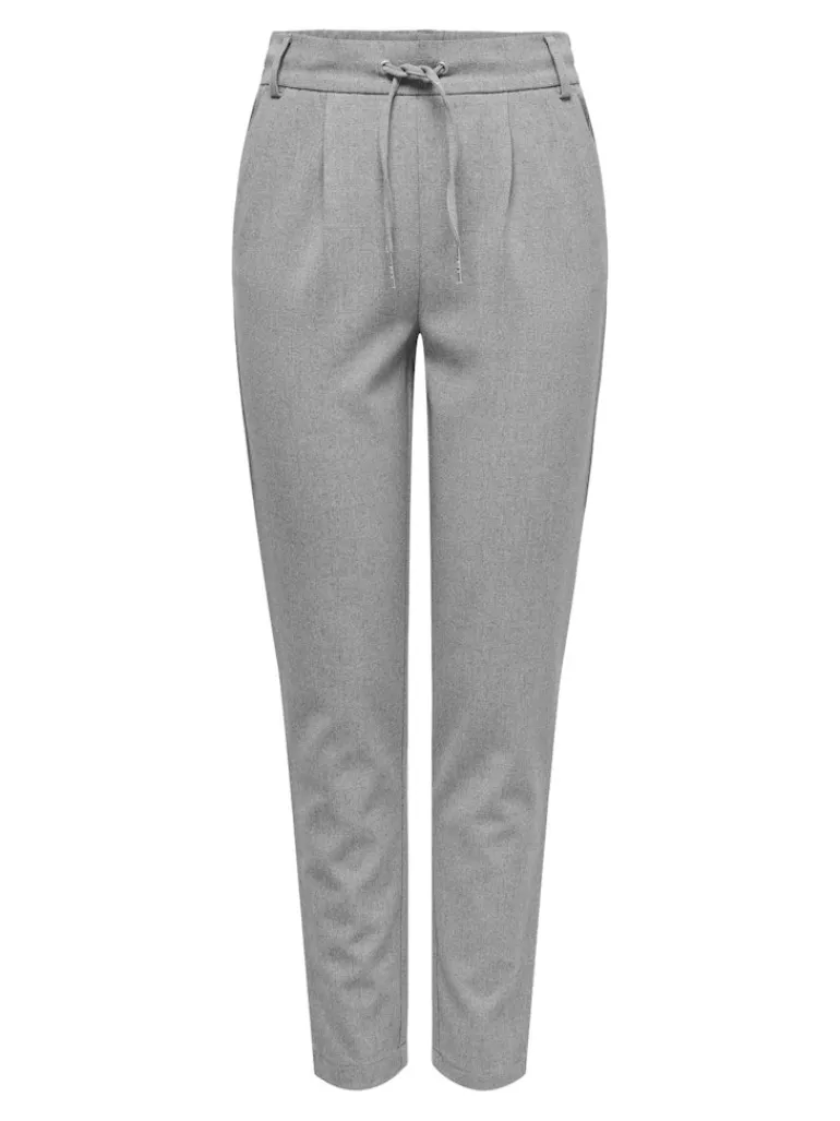 ONLPOPTRASH-ELISE EASY MELANGE PANT NOOS light grey melange