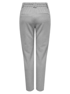 ONLPOPTRASH-ELISE EASY MELANGE PANT NOOS light grey melange