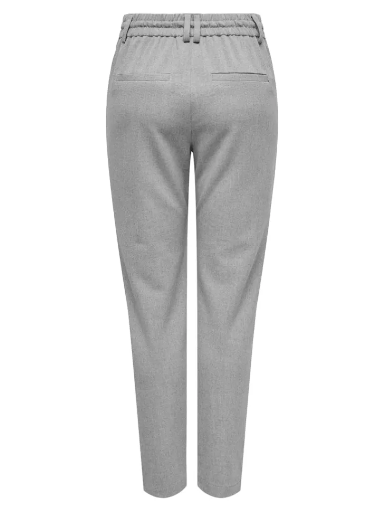 ONLPOPTRASH-ELISE EASY MELANGE PANT NOOS light grey melange