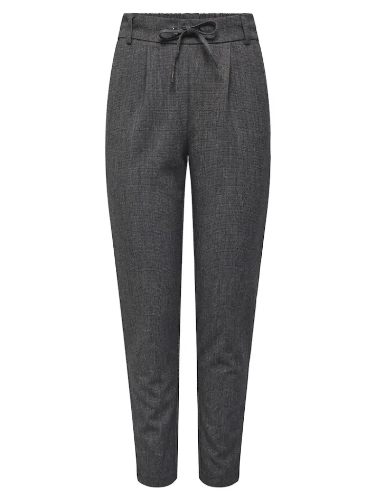 ONLPOPTRASH-ELISE EASY MELANGE PANT NOOS dark grey melange