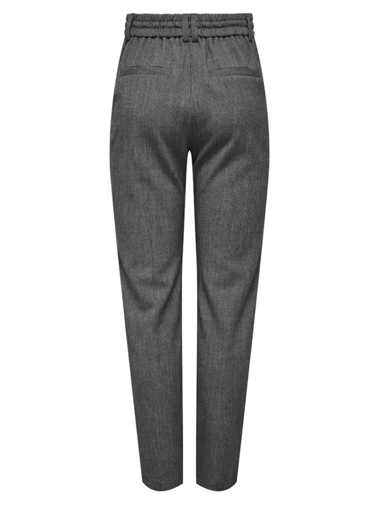 ONLPOPTRASH-ELISE EASY MELANGE PANT NOOS dark grey melange