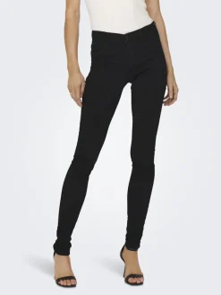 ONLRAIN REG SKINNY DNM NOOS black denim