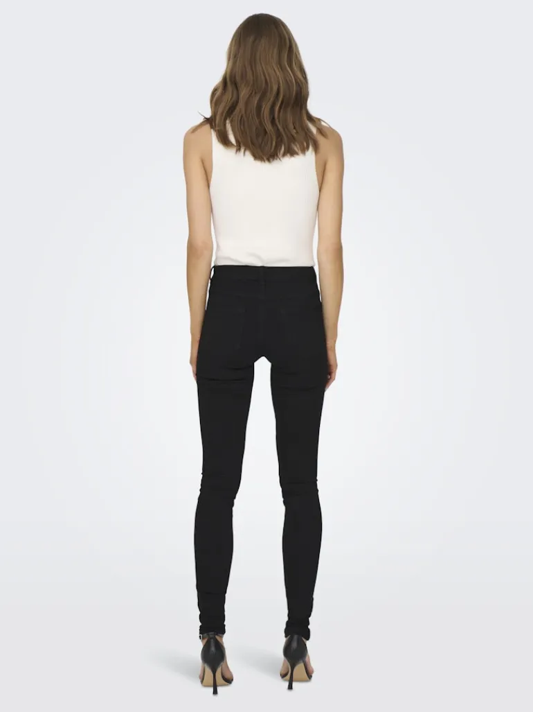 ONLRAIN REG SKINNY DNM NOOS black denim