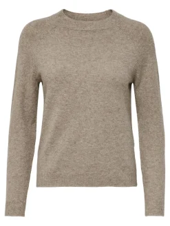 ONLRICA LIFE L/S PULLOVER KNT NOOS beige