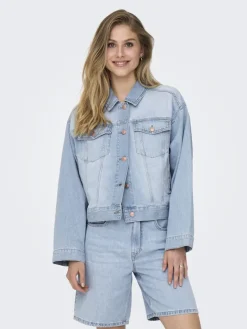 ONLROBYN L/S DNM JACKET PIM OY light blue denim