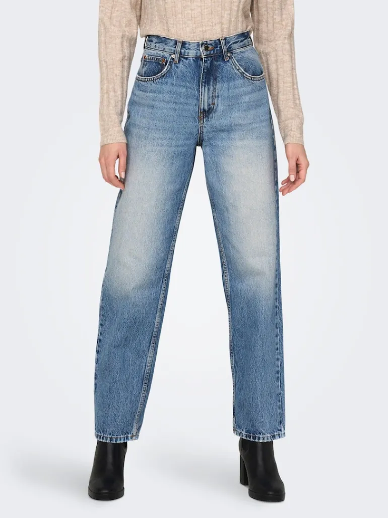 ONLROBYN MW STR LO AK DNM DOT536 NOOS medium blue denim