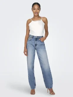 ONLROBYN MW STR LO AK DNM DOT536 NOOS medium blue denim