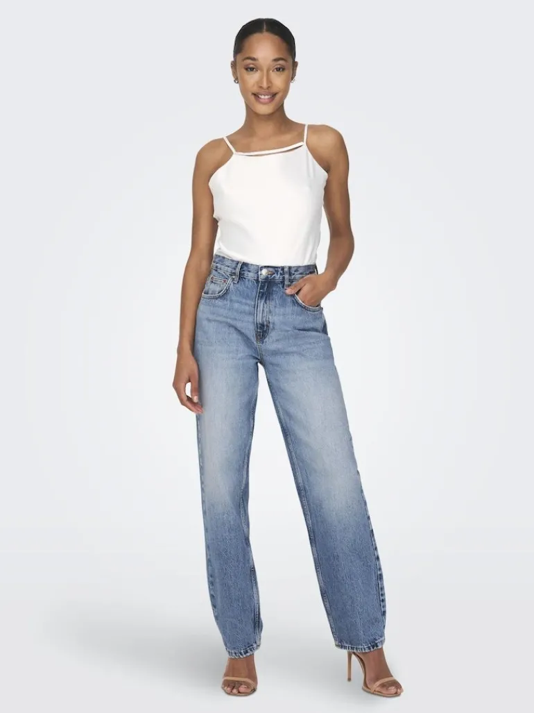 ONLROBYN MW STR LO AK DNM DOT536 NOOS medium blue denim