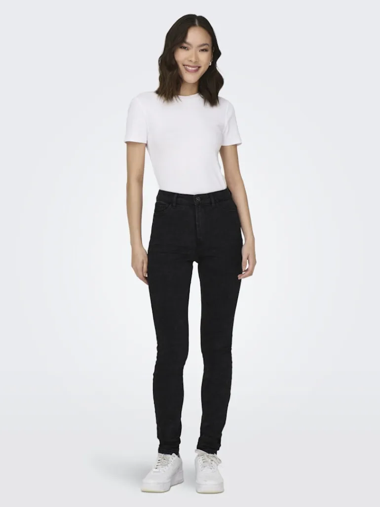 ONLROSE HW SKINNY DNM GUA256 NOOS washed black