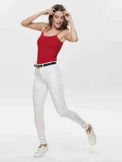 ONLROYAL HW SK JEANS DNM WHITE NOOS white