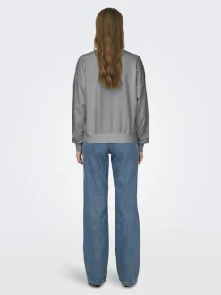 ONLRUNA L/S O-NECK BOX CC SWT ultimate grey