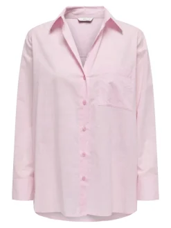 ONLSALINA L/S SHIRT WVN NOOS pink lady