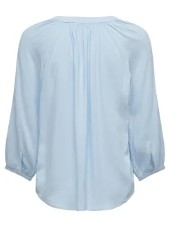 ONLSKY 3/4 V-NECK TOP WVN CS clear sky