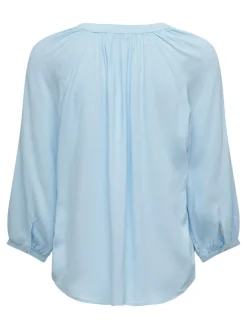 ONLSKY 3/4 V-NECK TOP WVN CS clear sky