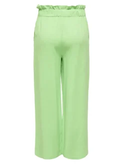 ONLSOLVI HW LINEN BL CULOTTE PNT summer green
