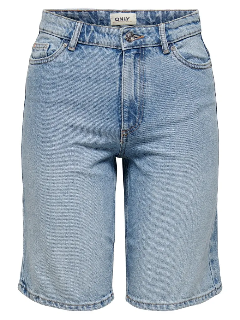 ONLSONNY HW WIDE DNM SHORTS NOOS light blue denim