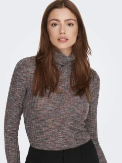 ONLSTINNE L/S ROLLNECK TOP JRS india ink-space dye