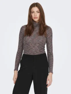 ONLSTINNE L/S ROLLNECK TOP JRS india ink-space dye