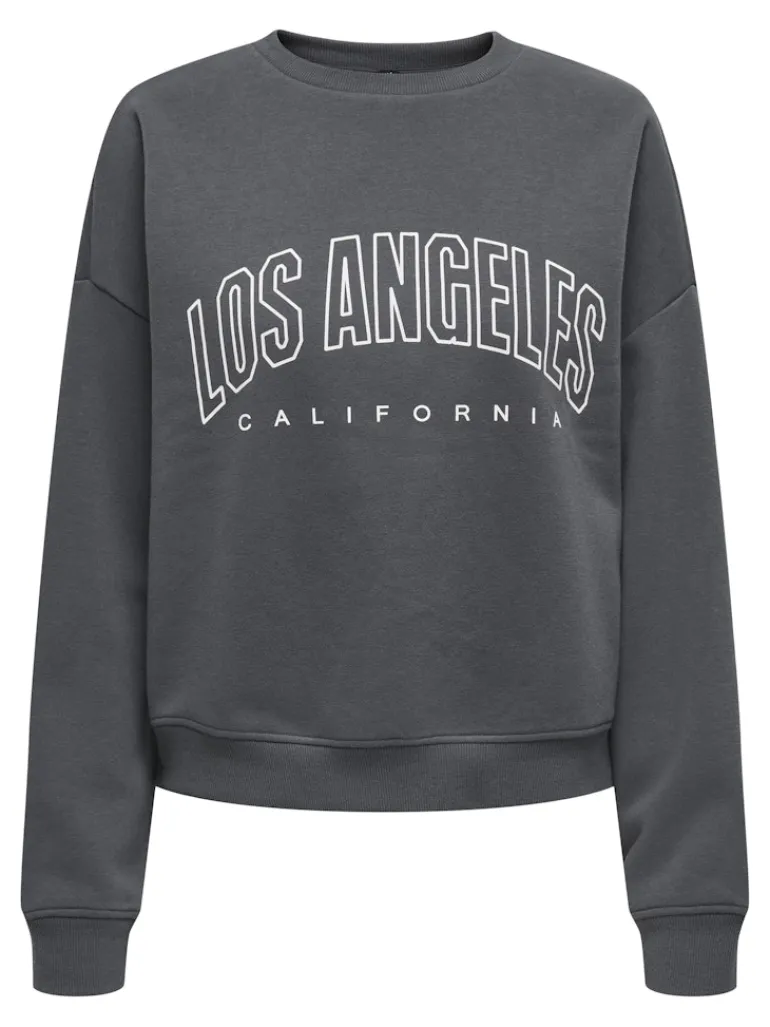 ONLSWEAT LIFE L/S CREW O.SIZE STATE NOOS ombre blue