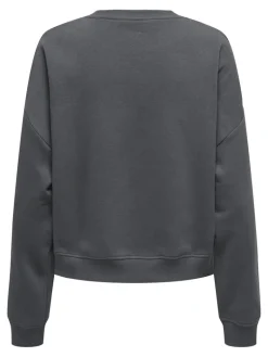 ONLSWEAT LIFE L/S CREW O.SIZE STATE NOOS ombre blue